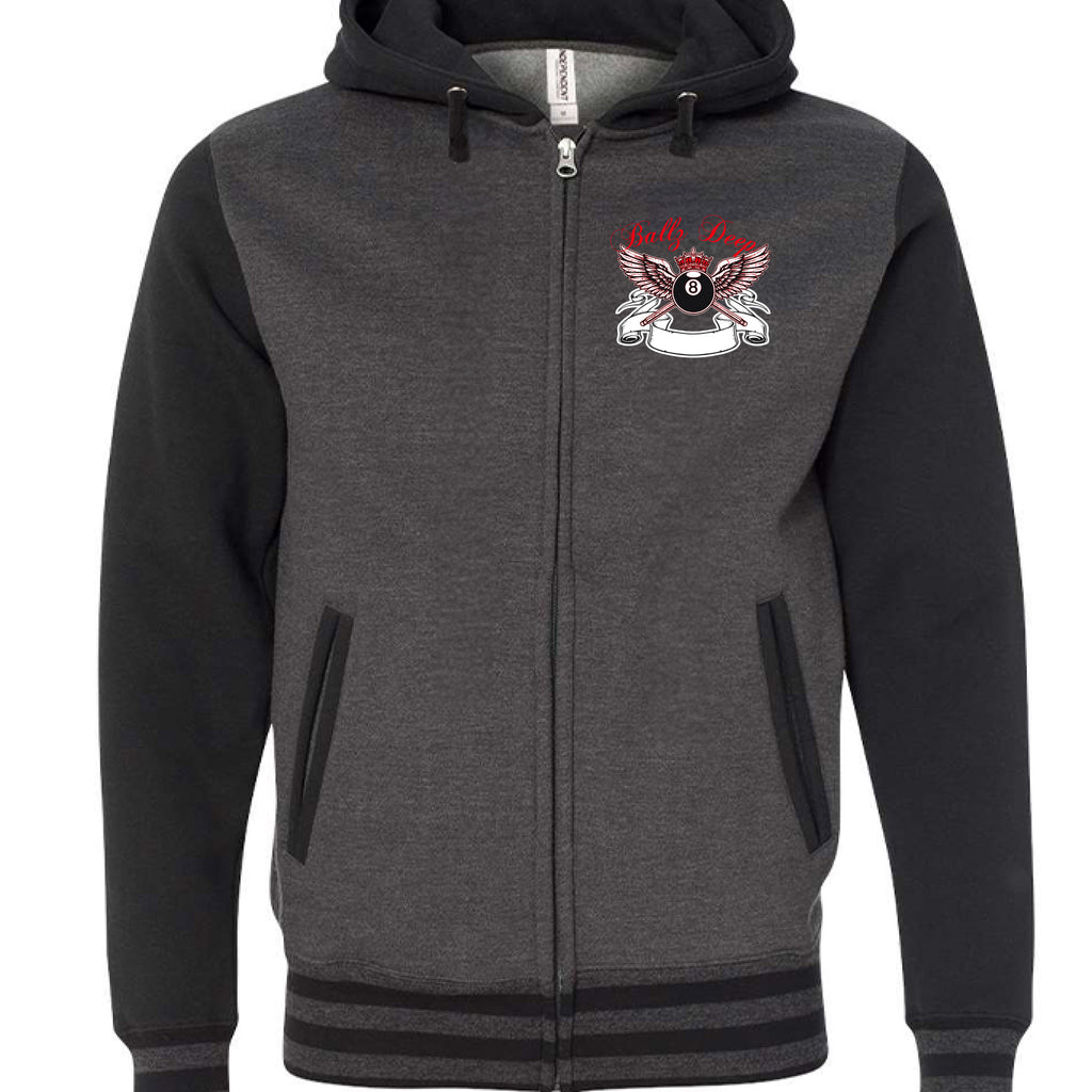 Charcoal Heather/ Black - FRONT