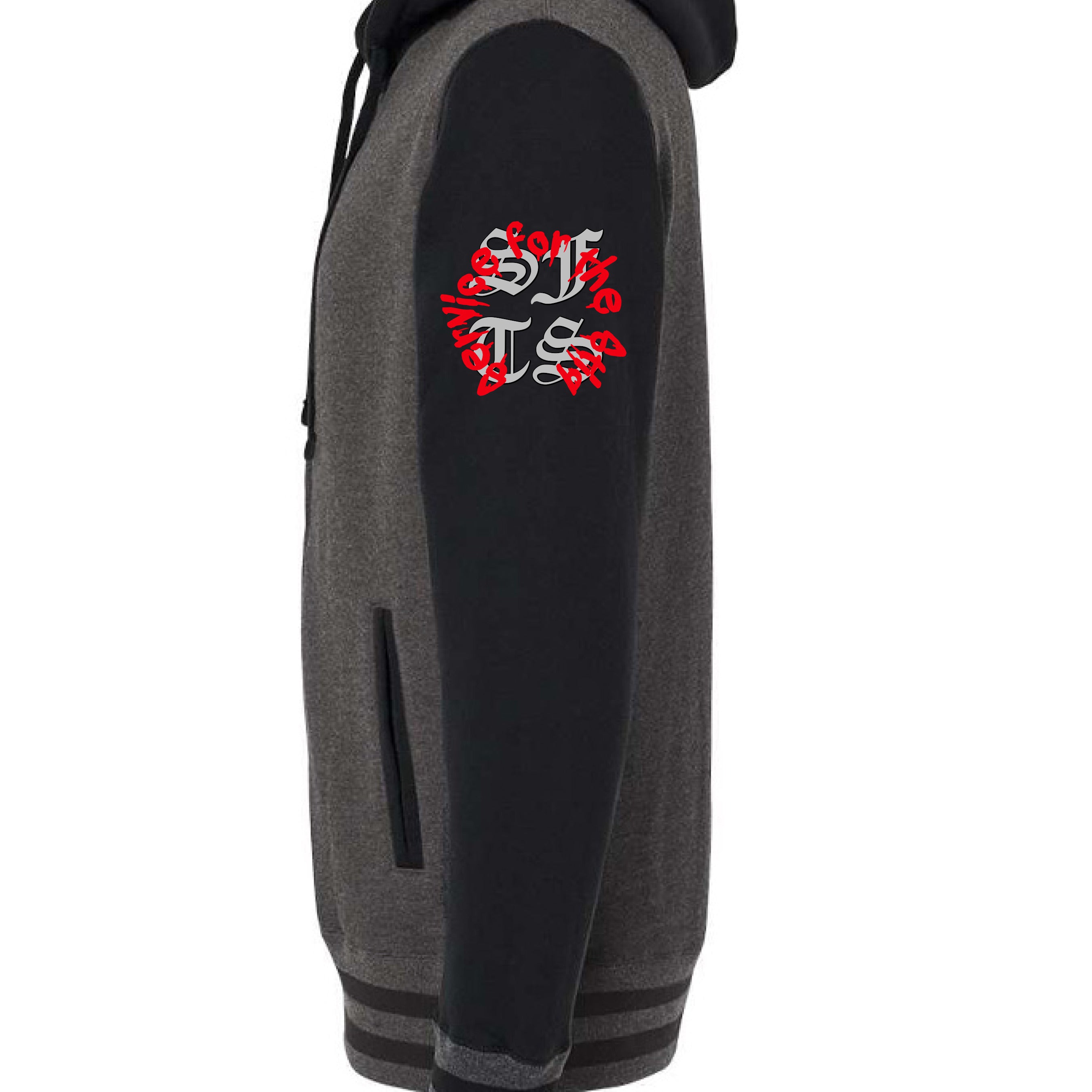 Charcoal Heather/ Black - SLEEVE_LEFT